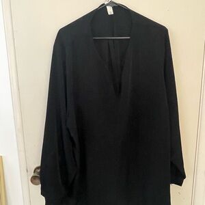 Ava And Viv 4XL Elegant Black Women's Top